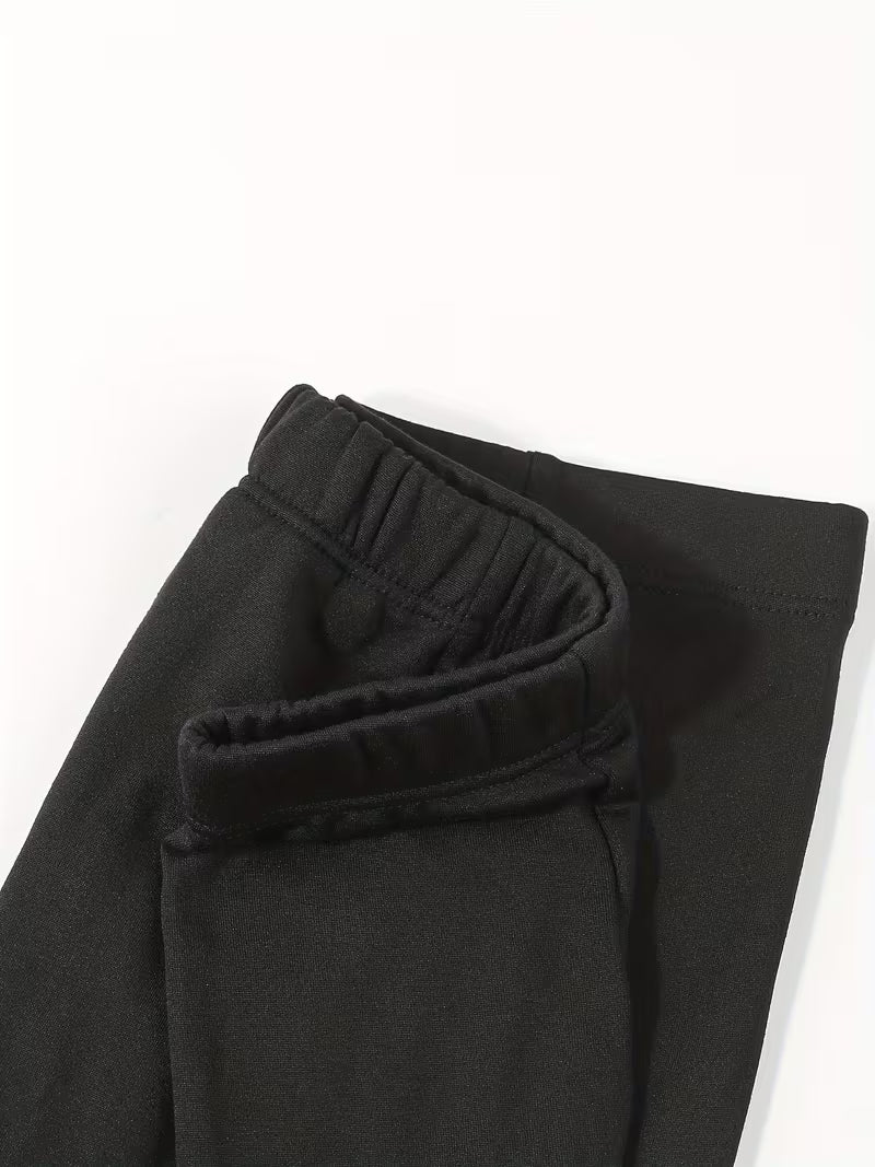 Conjunto Térmico para Hombre de Forro Polar | Capa Base de Manga Larga y Pantalón para Frío