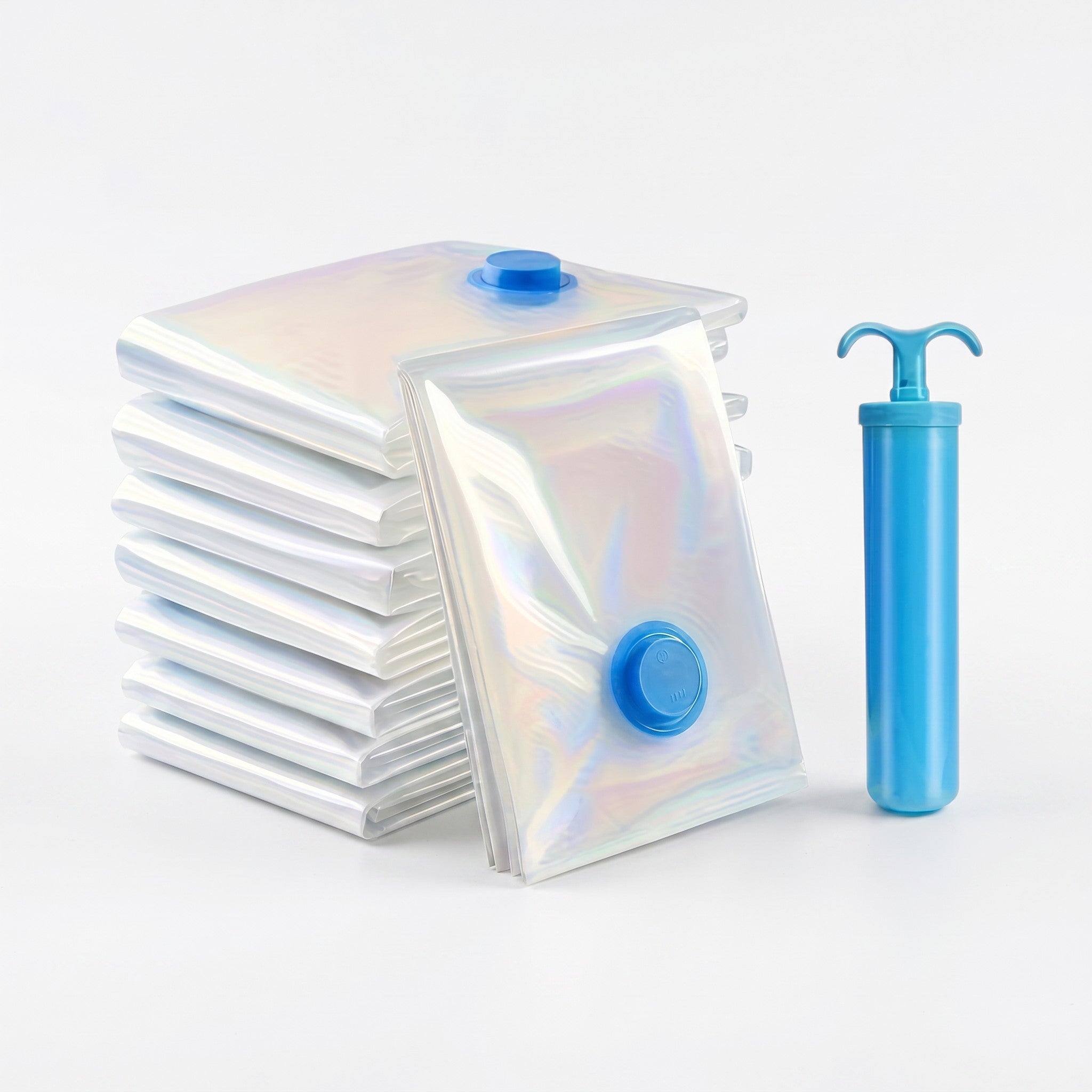 Bolsas de Vacío para Ropa 40x60 cm | Set de 5 Bolsas Reutilizables para Ahorrar Espacio y Organizar el Hogar