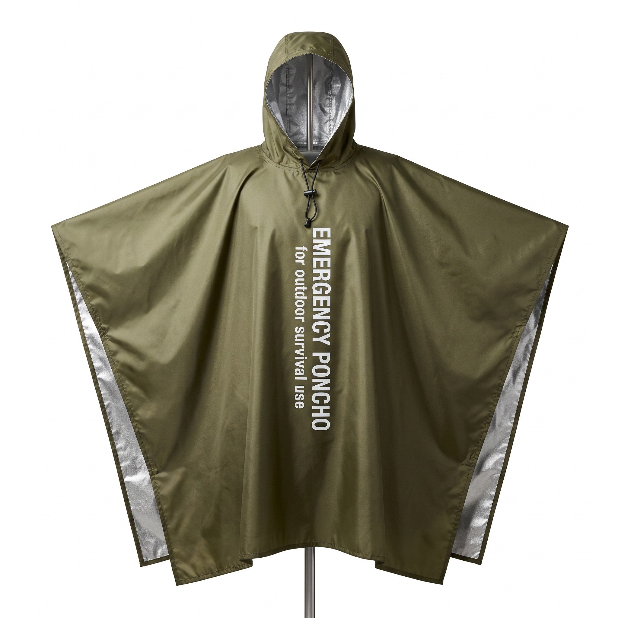 1 kit 2 Piezas - Poncho Impermeable con Capucha para Senderismo | Capa de Lluvia Reutilizable Ultraligera para Camping, Montañismo y Festivales