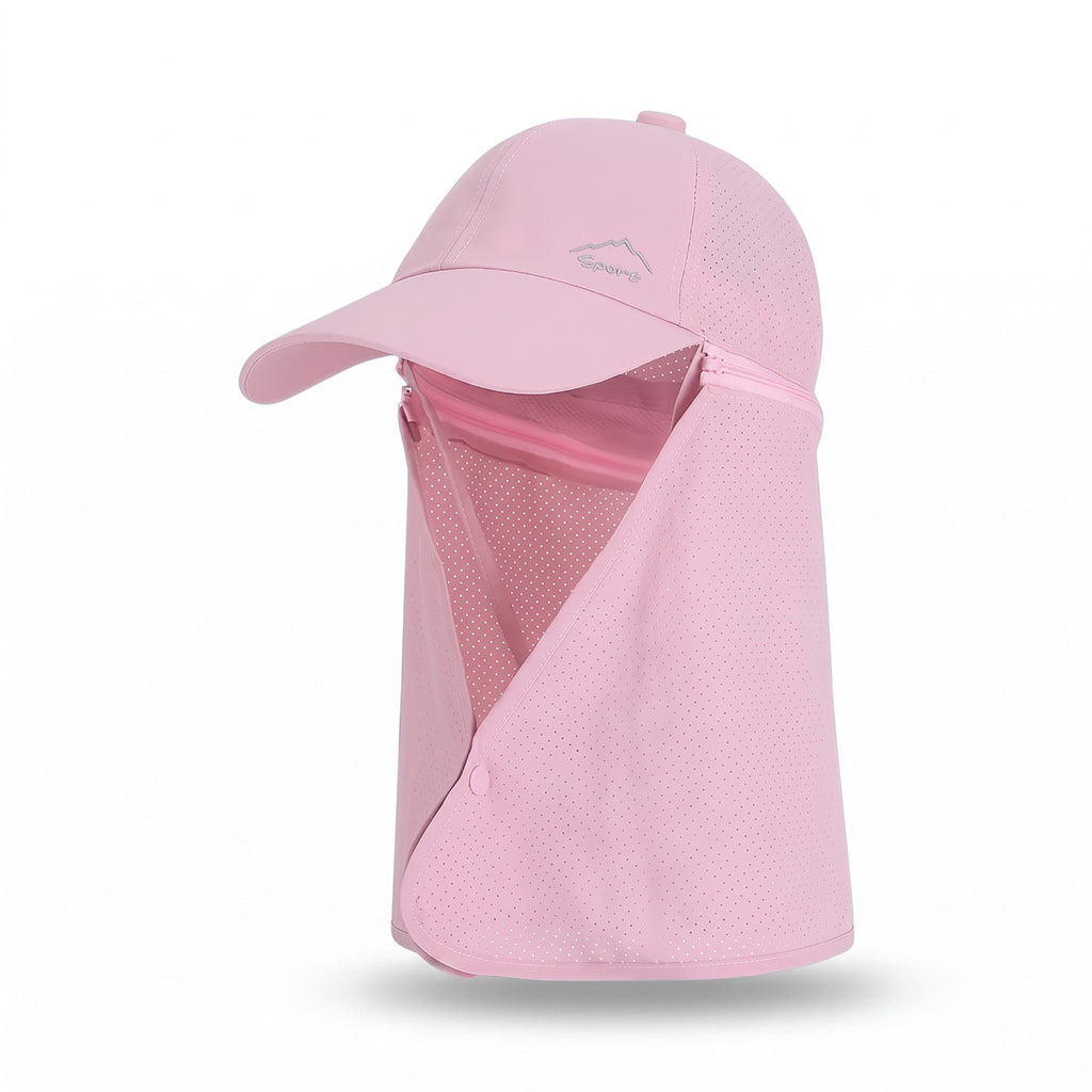 Gorra Outdoor Unisex con Protección para Cuello | Secado Rápido y Protección Solar para Senderismo, Camping y Trekking | Mevo Guate