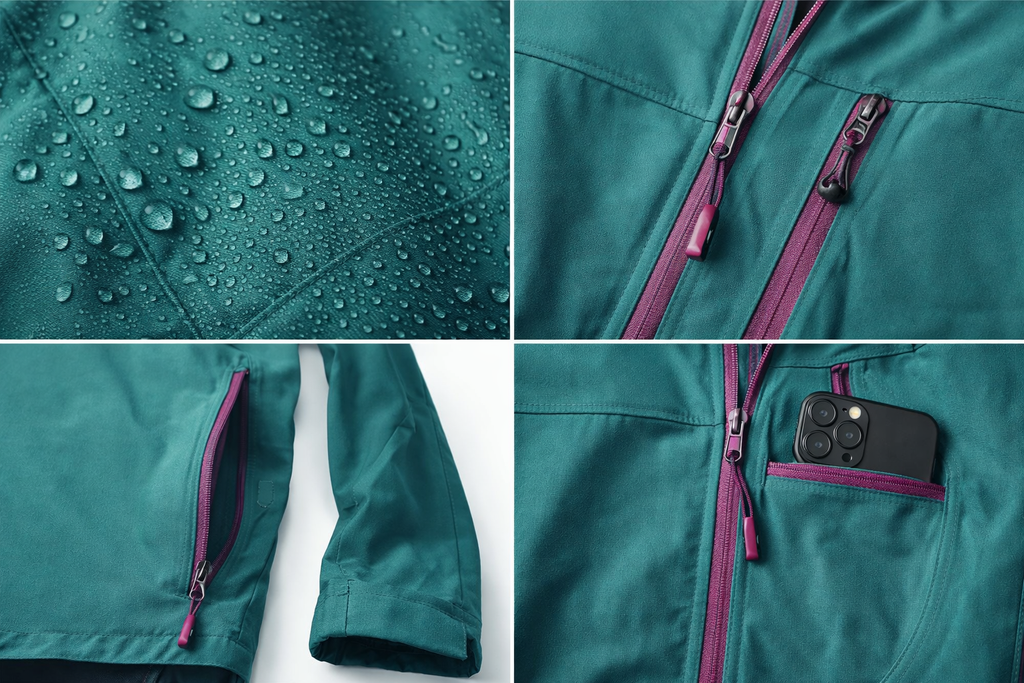 Chumpa Impermeable Doble Capa para Dama - S