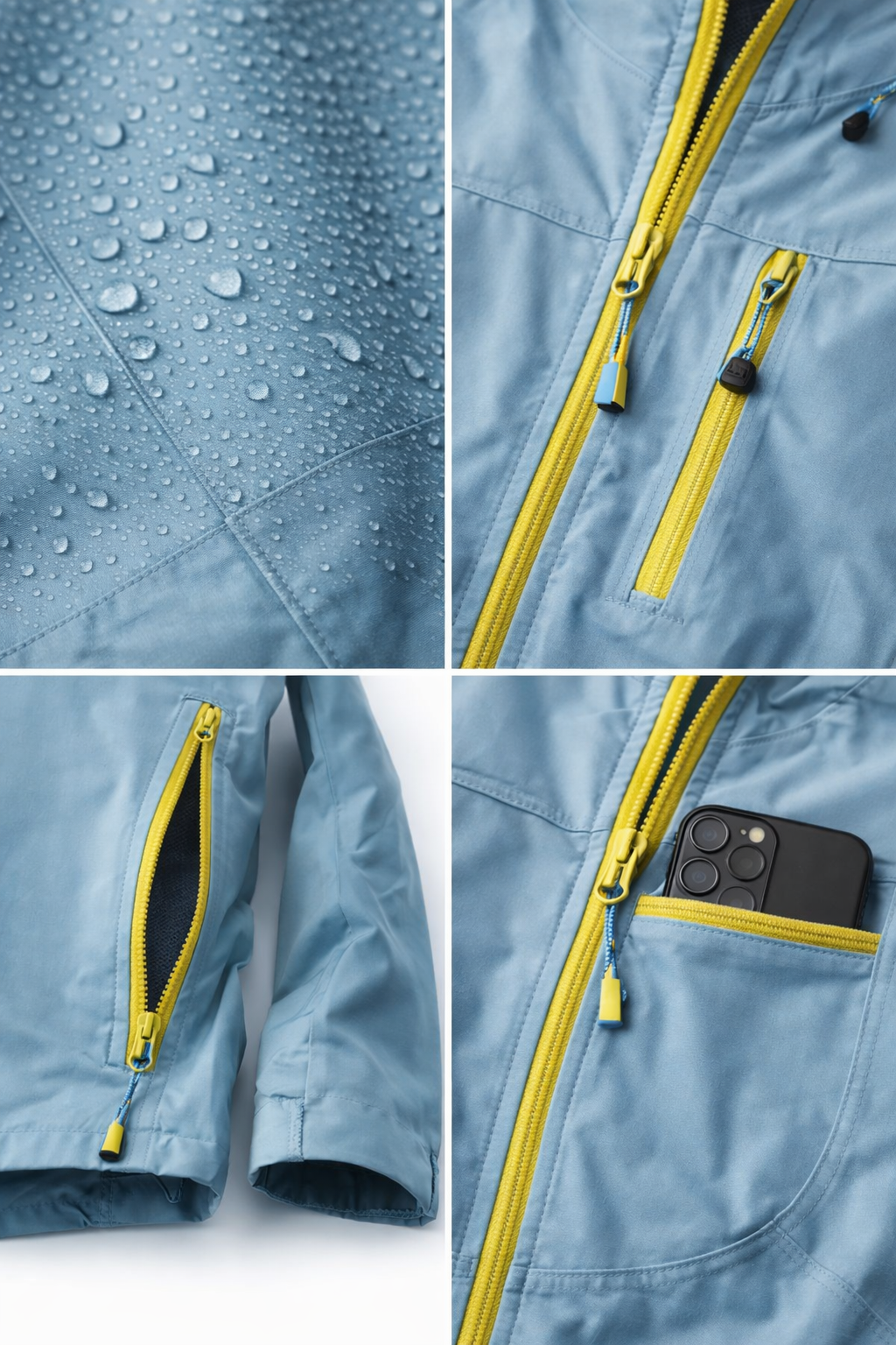 Chumpa Impermeable Doble Capa para Caballero - 2XL