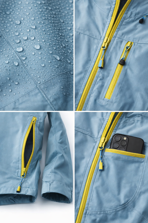 Chumpa Impermeable Doble Capa para Caballero - 2XL