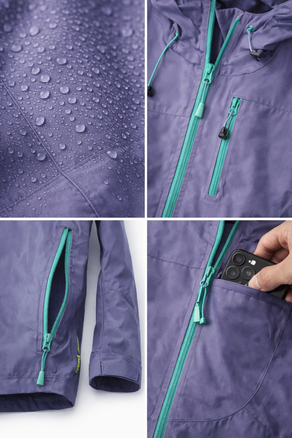 Chumpa Impermeable Doble Capa para Dama - XS/S/L