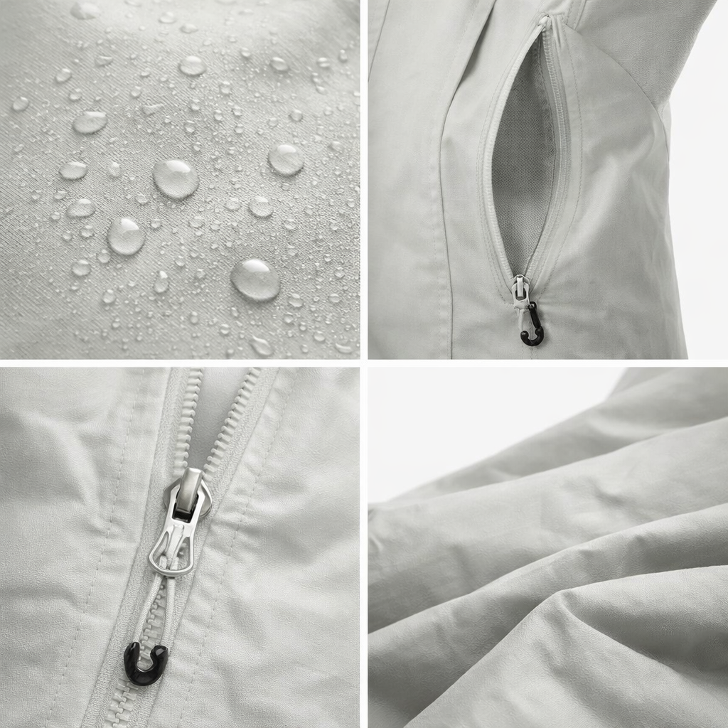 Chumpa Impermeable Doble Capa para Dama - S y M