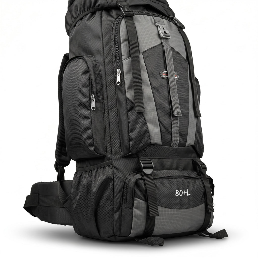 Mochila de Senderismo 80+ Litros | Gran Capacidad para Trekking, Camping y Viajes