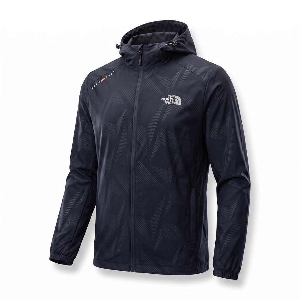 03,05 Chumpa Deportiva Ligera para Hombre con Capucha | Secado Rápido, Transpirable y Protección Solar para Senderismo, Running y Ciclismo | Mevo Guatemala