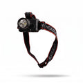 01 Linterna Frontal LED Recargable Mevo | Luz de Alta Potencia, Ajustable para Senderismo, Camping, Running y Ciclismo
