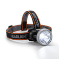 03 Linterna Frontal LED Recargable |  Senderismo, Running y Camping