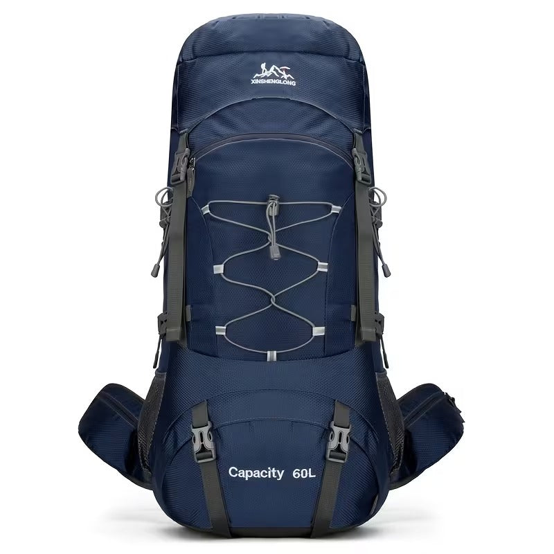 02-04-05 Mochila de Senderismo 60L de Gran Capacidad para Trekking y Camping