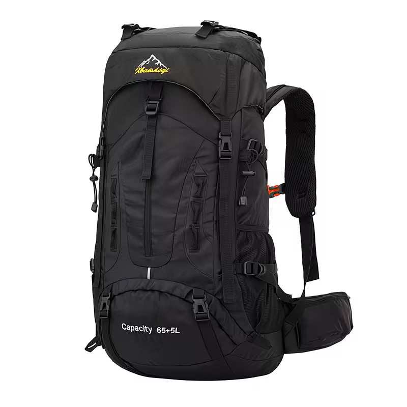 Mochila de Senderismo 65+5 Litros | Mochila de Trekking y Camping de Gran Capacidad para Viajes Outdoor