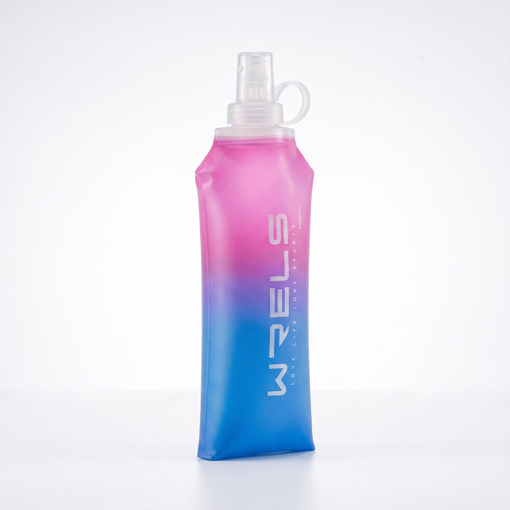 Botella de Hidratación 500 ML WRELS | TPU Plegable para Running, Senderismo y Trail Running
